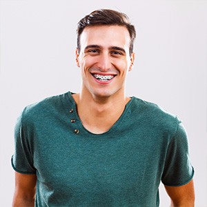 Man smiling